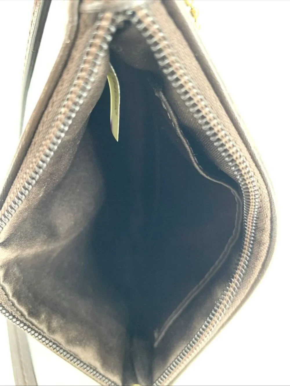 Coach Campbell Leather Wristlet Brown